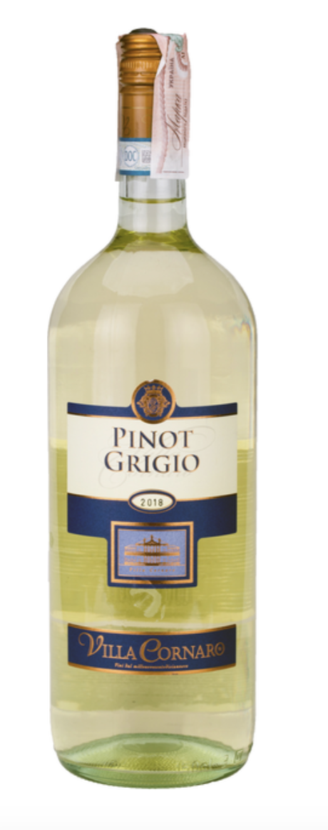 Вино виноградне Pinot Grigio Delle Venezie Villa Cornaro сухе біле 11,5%